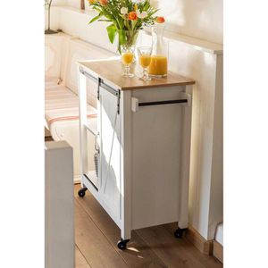 Produktbild für Küchenwagen Wenko 54130100, weiß