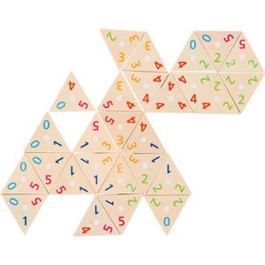 Goki Domino 56894, Tri-Dominospiel, ab 5 Jahre, 2-4 Spieler, 76 Steine