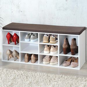 Produktbild für Schuhbank Kesper 15910, weiß, aus Holz