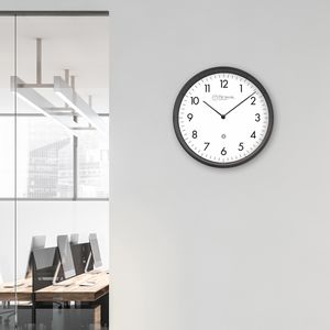 Produktbild für Wanduhr Miraval Design, Kunststoff, analog, Funkuhr