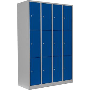 Produktbild für Schließfachschrank Lüllmann 520341, blau