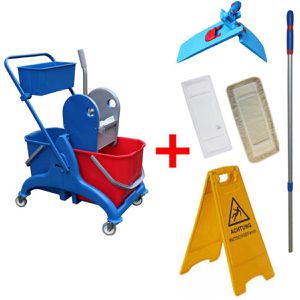 Reinigungswagen Böttcher-AG Set, Doppelfahrwagen