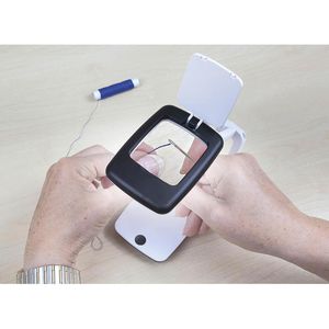 Produktbild für Lupenleuchte Wedo 27175101 Pocket, 52 x 47 mm Glaslinse, LED