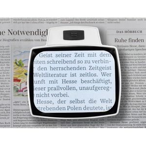 Produktbild für Lupenleuchte Eschenbach Visolux+, 100 x 75 mm Glaslinse, LED