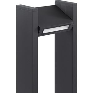 Produktbild für Wegeleuchte SLV Quad Pole, grau, mit 230 V Netzstrom