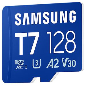 Produktbild für Micro-SD-Karte Samsung T7 MB-MB128T/WW, 128GB