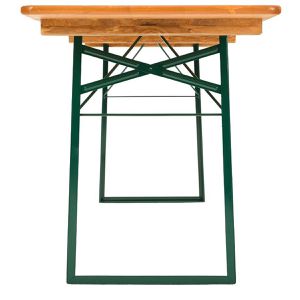 Produktbild für Bierzeltgarnitur RUKU1952 204503, Kiefer / grün