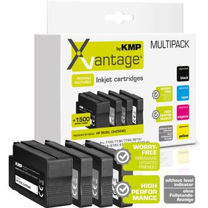 Produktbild für Tinte KMP Xvantage für HP 953XL Multipack
