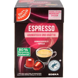 Kaffeekapseln Gut&Günstig Espresso