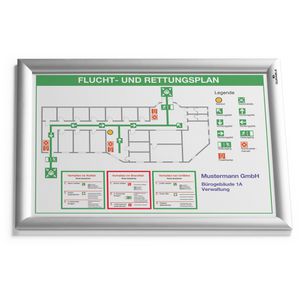 Produktbild für Klapprahmen Durable 479723, 25 mm Profil, DIN A3