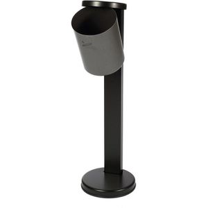 Produktbild für Aschenbecher TKG Rondo Maxi, graphit, für Outdoor, mit Deckel