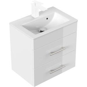 Produktbild für Waschtisch Posseik Portus 500 SlimLine, hängend,weiß hochglanz