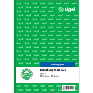 Produktbild für Bestellungen Sigel BE525, A5