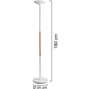 Produktbild für Stehlampe Unilux Pryska, LED, schwarz, 180 cm