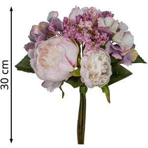 Produktbild für Kunstblume Creativ-green Peonienstrauß