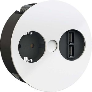 Produktbild für Einbausteckdose Bachmann 931.231 Twist, 2m Kabel