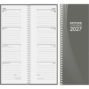 Vormerkbuch Zettler 709-0000, graues Hardcover