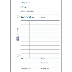 Produktbild für Rapportbuch Zweckform 1305, A6
