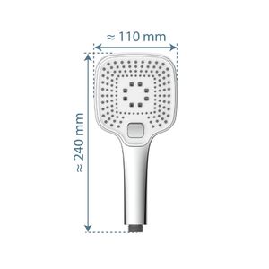 Produktbild für Handbrause Schütte Ravenna, verchromt