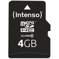 Zusatzbild Micro-SD-Karte Intenso 3413450, 4 GB
