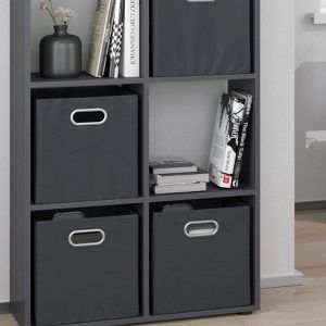 Produktbild für Bücherregal Vicco Scutum, grau