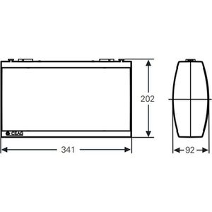 Produktbild für Notbeleuchtung Ceag SV Euro 1-3/D, Fluchtwegleuchte, LED, Akku