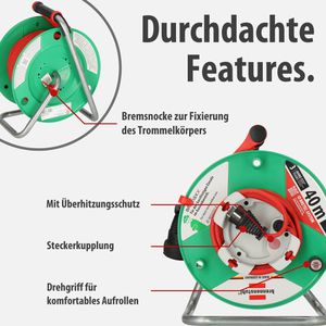 Produktbild für Kabeltrommel Brennenstuhl Garant G, für außen IP44