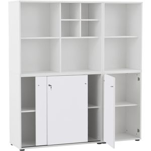 Produktbild für Kombischrank Möbelpartner Serie 400, weiß