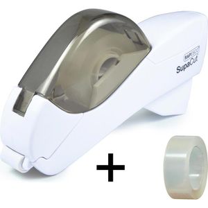 Klebebandabroller RAPESCO 1445, SupaCut, weiß