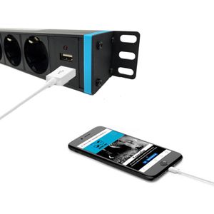 Produktbild für Steckdosenleiste Infitronic INSV1002, PDU, 2m