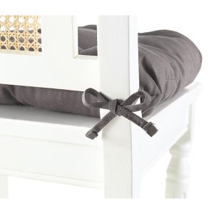 Produktbild für Stuhlkissen Zollner MADEIRA, anthrazit, für Außen