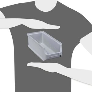 Produktbild für Sichtlagerkasten Allit ProfiPlus Box 456234, Größe 2L