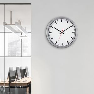 Produktbild für Wanduhr Eurotime 53001-05, Kunststoff, analog, Funkuhr