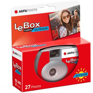 Produktbild für Einwegkamera AgfaPhoto LeBox Outdoor, 27 Farbaufnahmen