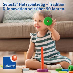 Produktbild für Motorikspielzeug Selecta 63005, Fädelraupe