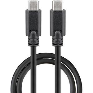 Produktbild für Ladekabel Goobay 66507, schwarz, 1,5m