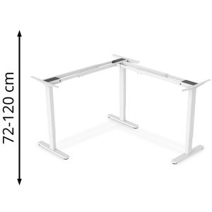 Produktbild für Schreibtischgestell Digitus DA-90453, weiß, 4 Memoryspeicher