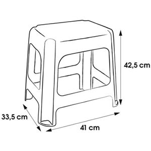 Produktbild für Sitzhocker Keeeper Maxi-Hocker, bis 150 kg