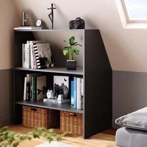 Produktbild für Bücherregal Vicco 85902, anthrazit