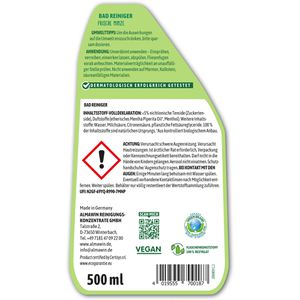 Produktbild für Badreiniger AlmaWin frischer Pfefferminzduft
