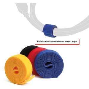 Produktbild für Klettband Label-the-cable Roll Strap, sortiert