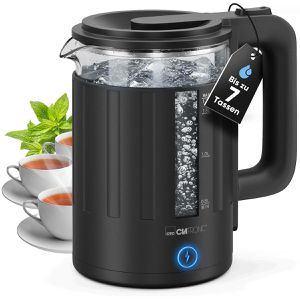 Wasserkocher Clatronic WKS3837G, schwarz