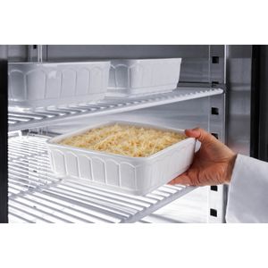 Produktbild für Auflaufform Hendi Rustica Ofenform, weiß, aus Porzellan