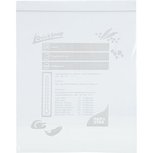 Produktbild für Gefrierbeutel Papstar 14193 QuickSnap, 1 Liter
