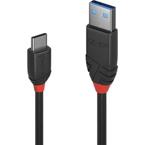 Produktbild für USB-Kabel Lindy Black Line 36916, USB 3.1, 1 m