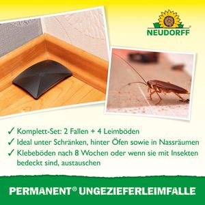 Produktbild für Klebefalle Neudorff Permanent UngezieferLeimfalle, giftfrei