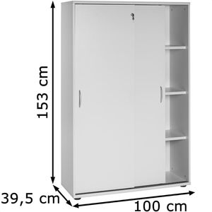 Produktbild für Schiebetürenschrank Möbelpartner Serie 4000, Holz