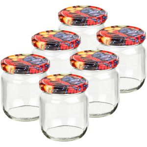 Einmachglas Böttcher-AG Obstdekor, mit Schraubdeckel