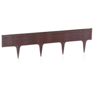 Rasenkante Prosperplast IBWI, braun, UV-beständig, flexibel