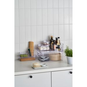 Produktbild für Deckel-Aufbewahrungsbox Smartstore Compact XS, transparent